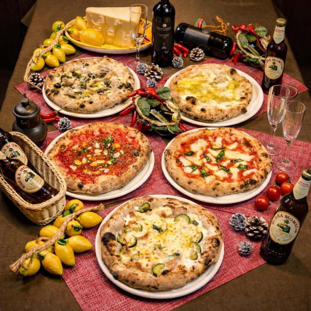 Amazon.co.jp: 【世界2位受賞】薪窯で焼いた本格ピザ 5枚セット『世界